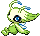 Revamped Crystal Celebi with B/W colors