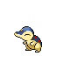 A Cyndaquil with no flames on its back. 